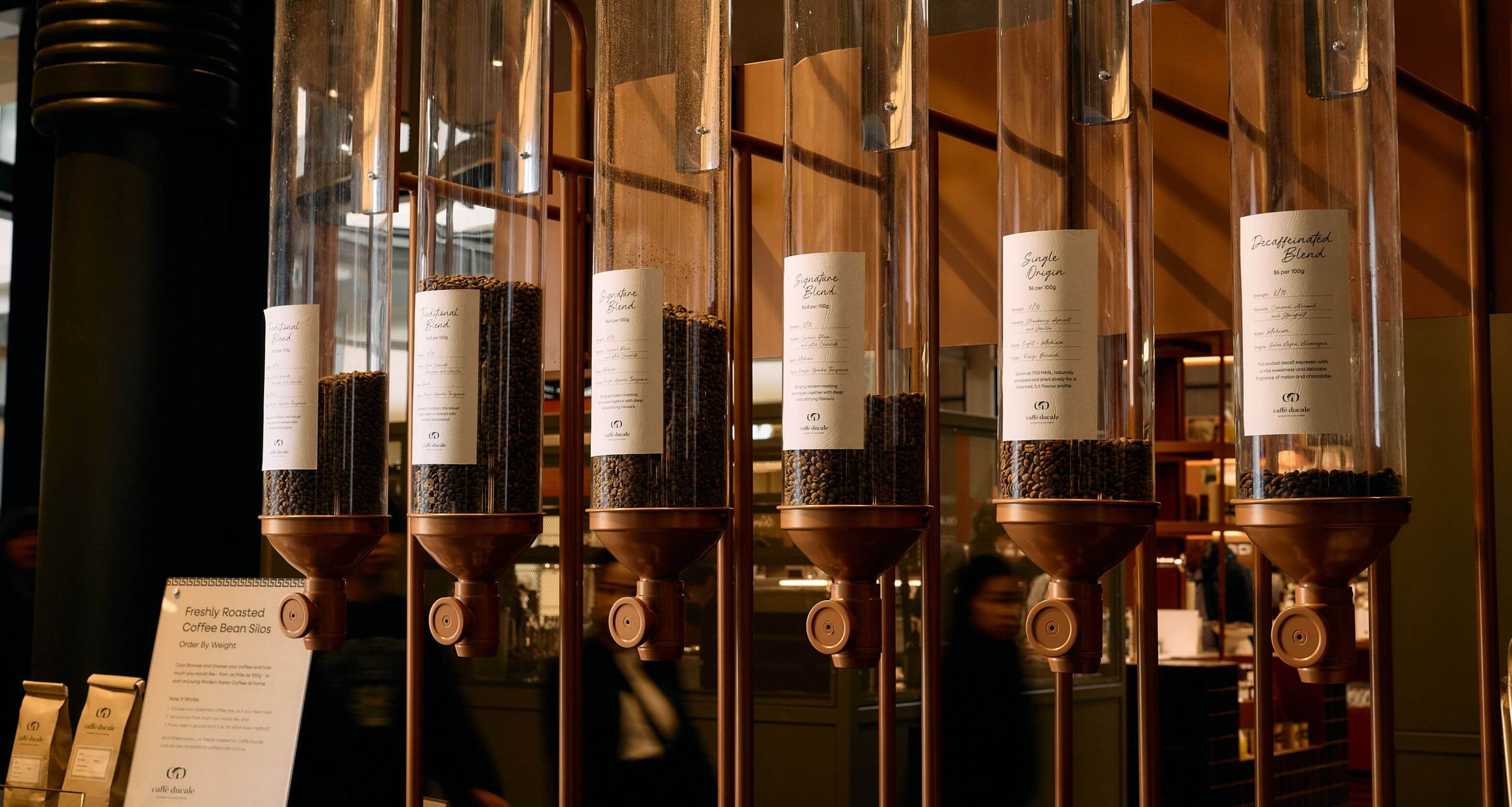 Buying Fresh Coffee by Weight at Chadstone