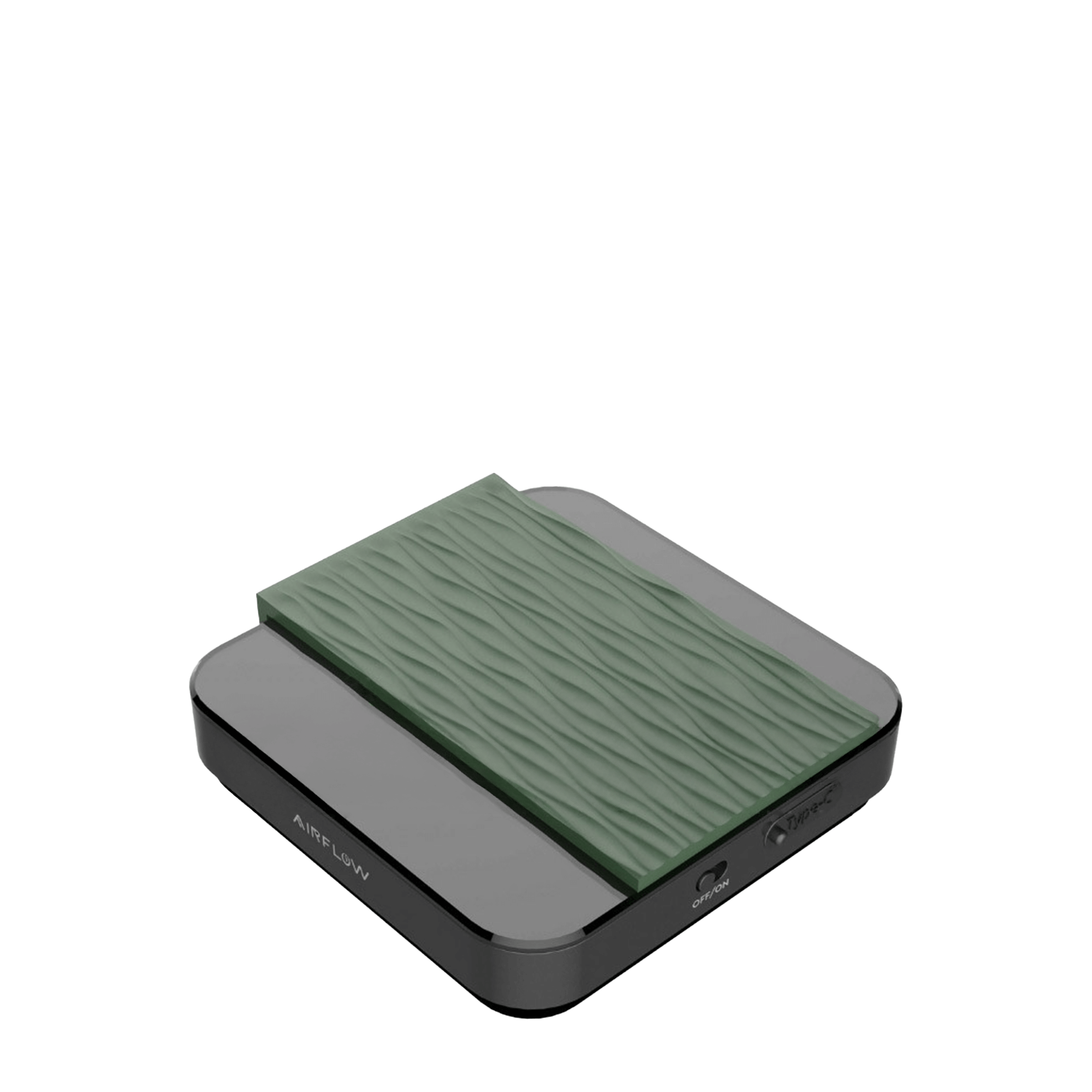Coffee weighing scale on plain background