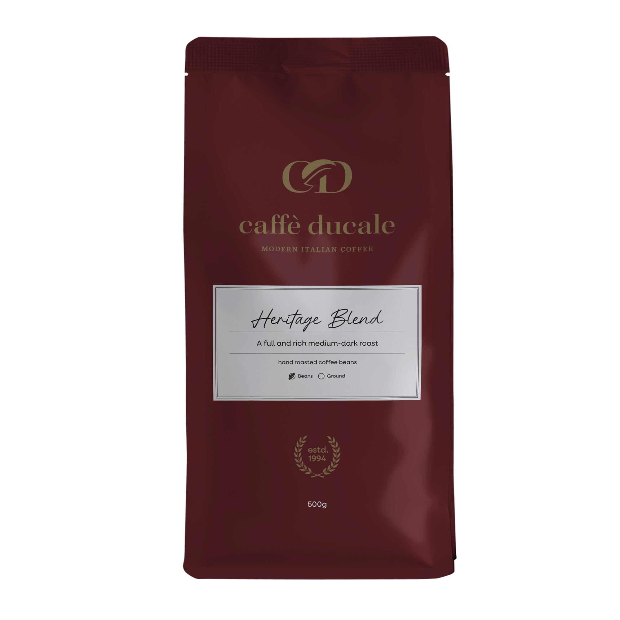 Caffe Ducale Heritage Blend Italian Coffee Melbourne