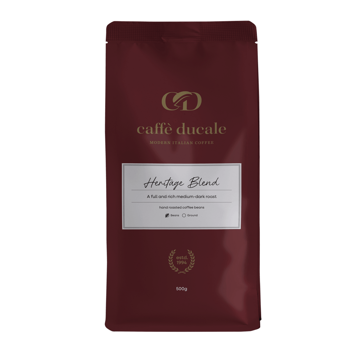 Caffe Ducale Heritage Blend Italian Coffee Melbourne